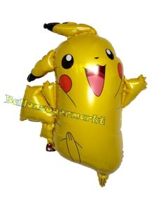 Pikachu, Pokémon Luftballon aus Folie inklusive Helium