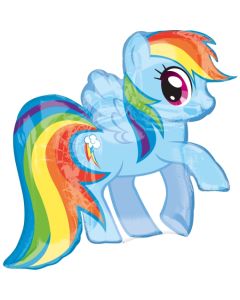 Rainbow Dash, Luftballon aus Folie mit Helium