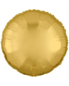 Rundluftballon Gold, 45 cm mit Ballongas Helium