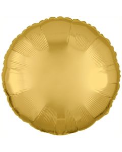 Rundluftballon aus Folie, Gold, 18"