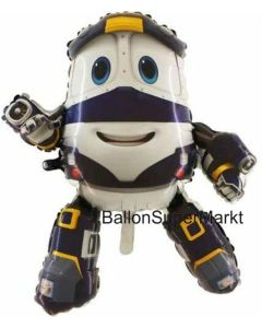 Super Wings  Robot Train Kay, Luftballon aus Folie mit Helium