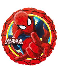 Ultimate Spider-Man, runder Luftballon aus Folie inklusive Helium 