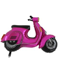 Folienballon Vespa, Pink, inklusive Helium