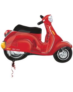 Folienballon Vespa, Rot, inklusive Helium