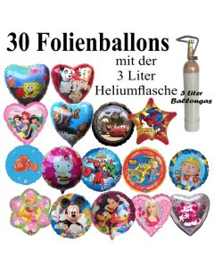 Folienballons Midi Set 30 Folienballons 45 cm zur Auswahl