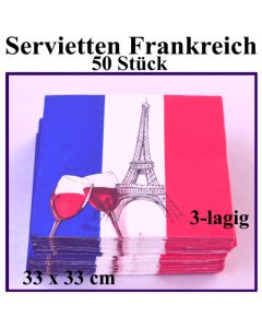 Servietten Frankreich