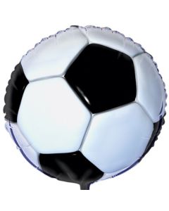 Fußball Luftballon aus Folie inklusive Helium