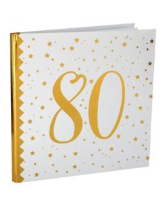 Gästebuch zum 80. Geburtstag und Jubiläum
