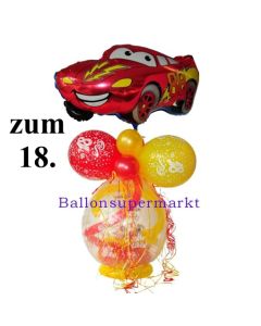 Geschenkballon zum 18. Geburtstag, Auto