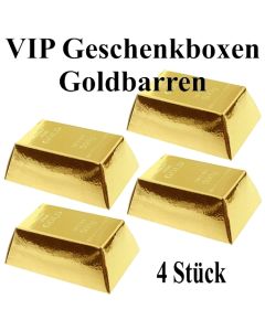 VIP Geschenkboxen, Partydekoration, 4 Stück