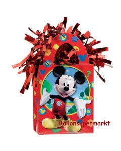Micky Maus Ballongewicht, Geschenktüte, Halter für Luftballons mit Helium und Ballongas