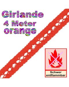 Girlande Orange, 4 Meter