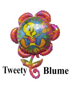 Großer Luftballon aus Folie: Tweety Blume