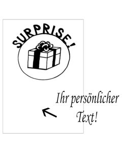 Grusskarte, Surprise Geschenk zum Geburtstag