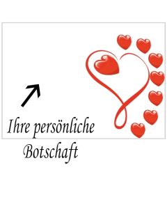 Grußkarte Lovely Hearts, Liebesbotschaft