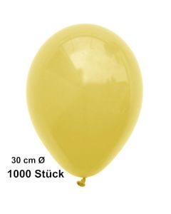 Luftballon Gelb, Pastell, gute Qualität, 1000 Stück