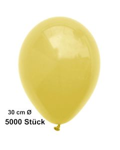 Luftballon Gelb, Pastell, gute Qualität, 5000 Stück