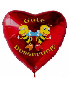 Gute Besserung, Luftballon aus Folie mit Ballongas, Bienen - Thumps up