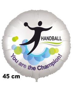 Handball Luftballon. You are the Champion! 45 cm ohne Helium