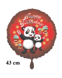 Happy Birthday Panda Bären Kindergeburtstag Luftballon mit Helium