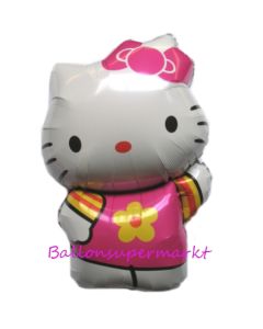 Luftballon aus Folie Hello Kitty Sommer mit Ballongas Helium