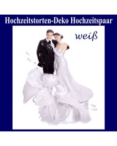 hochzeitstorten-dekoration-hochzeitspaar-weiss