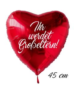 Ihr werdet Großeltern! Luftballon. 45 cm inklusive Helium