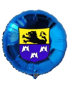 Karnevals- und Faschingsluftballon mit eigenem Wappen oder Vereinslogo