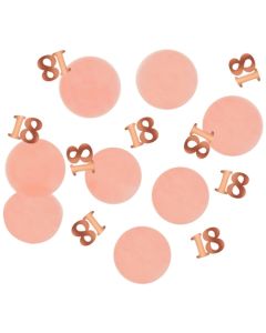 Konfetti Elegant Lush Blush 18, Dekoration zum 18. Geburtstag