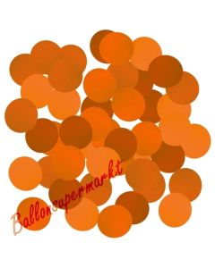 Konfetti-Punkte, Orange, Tischdekoration, 15 Gramm