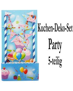 Torten Dekorations Set Party, Kuchendekoration 