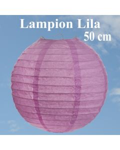 XL Lampion Lila, 50 cm