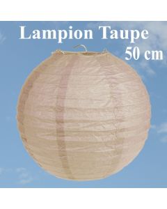 XL Lampion Taupe, 50 cm