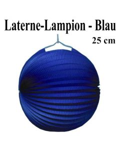 Laterne-Lampion Blau, 25 cm