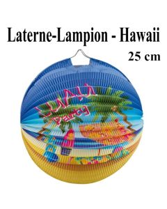 Laterne-Lampion Hawaii, 25 cm