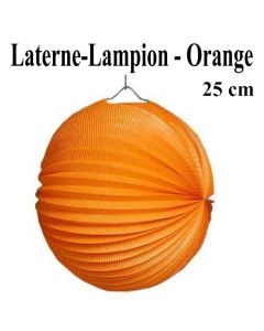 Laterne-Lampion Orange, 25 cm