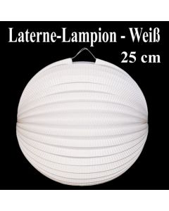Laterne-Lampion Weiß, 25 cm