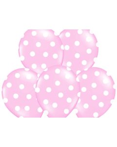 Luftballons Baby Pink Dots, zur Geburt