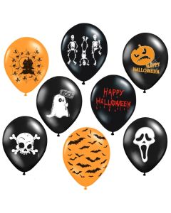 Luftballons Halloween Mischung, Partydekoration