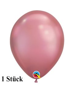 Qualatex Luftballon in Chrome Mauve, 27,5 cm, 1 Stück