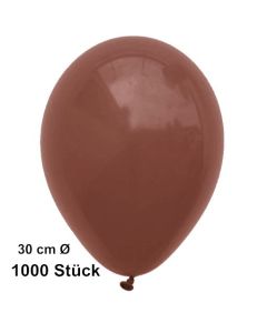 Luftballons 30 cm, Braun, 1000 Stück