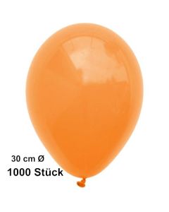 Luftballon Mandarin, Pastell, gute Qualität, 1000 Stück