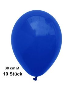 Luftballon Marineblau, Pastell, gute Qualität, 10 Stück