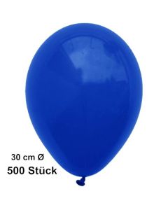 Luftballon Marineblau, Pastell, gute Qualität, 500 Stück