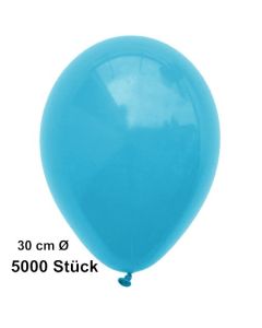 Luftballon Türkis, Pastell, gute Qualität, 5000 Stück