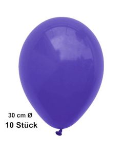 Luftballon Violett, Pastell, gute Qualität, 10 Stück