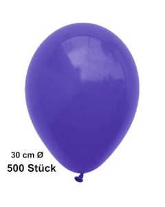 Luftballon Violett, Pastell, gute Qualität, 500 Stück