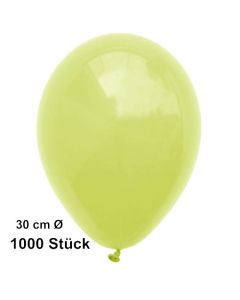 Luftballon Zitronengelb, Pastell, gute Qualität, 1000 Stück