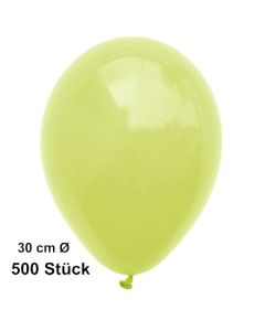 Luftballon Zitronengelb, Pastell, gute Qualität, 500 Stück