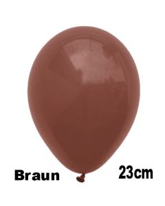 Luftballons 23 cm, Braun, 50 Stück